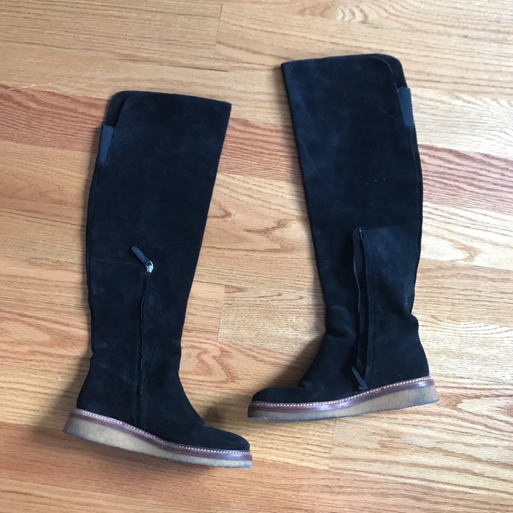 NWOT Black Pour La Victorie Over-the-knee Boots